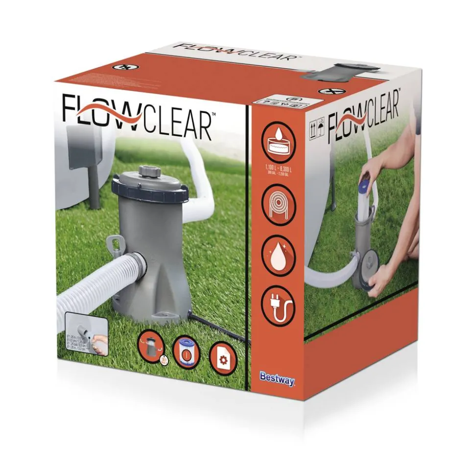 Filterpumpe 'Flowclear™' grau 1249 l/h , 23 W