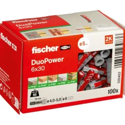 fischer DUOPOWER 6 x 30 LD 100 Stück