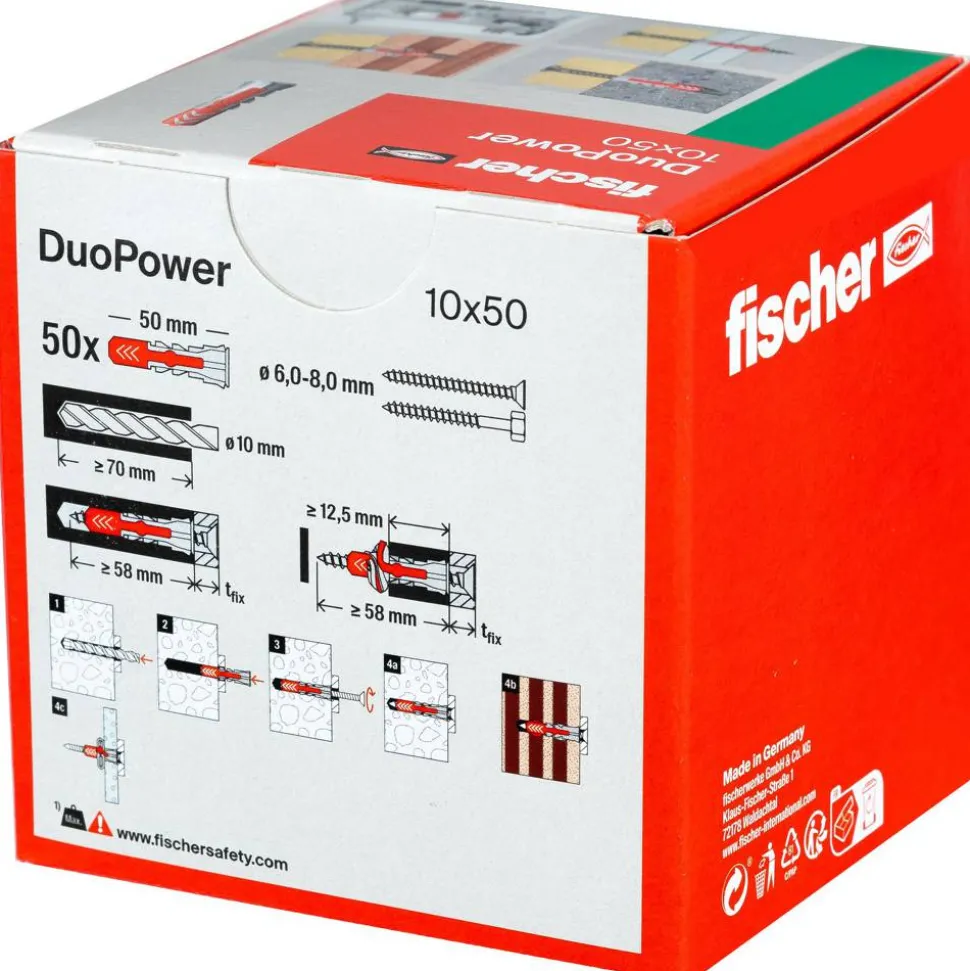 fischer DUOPOWER 10 x 50 LD 50 Stück