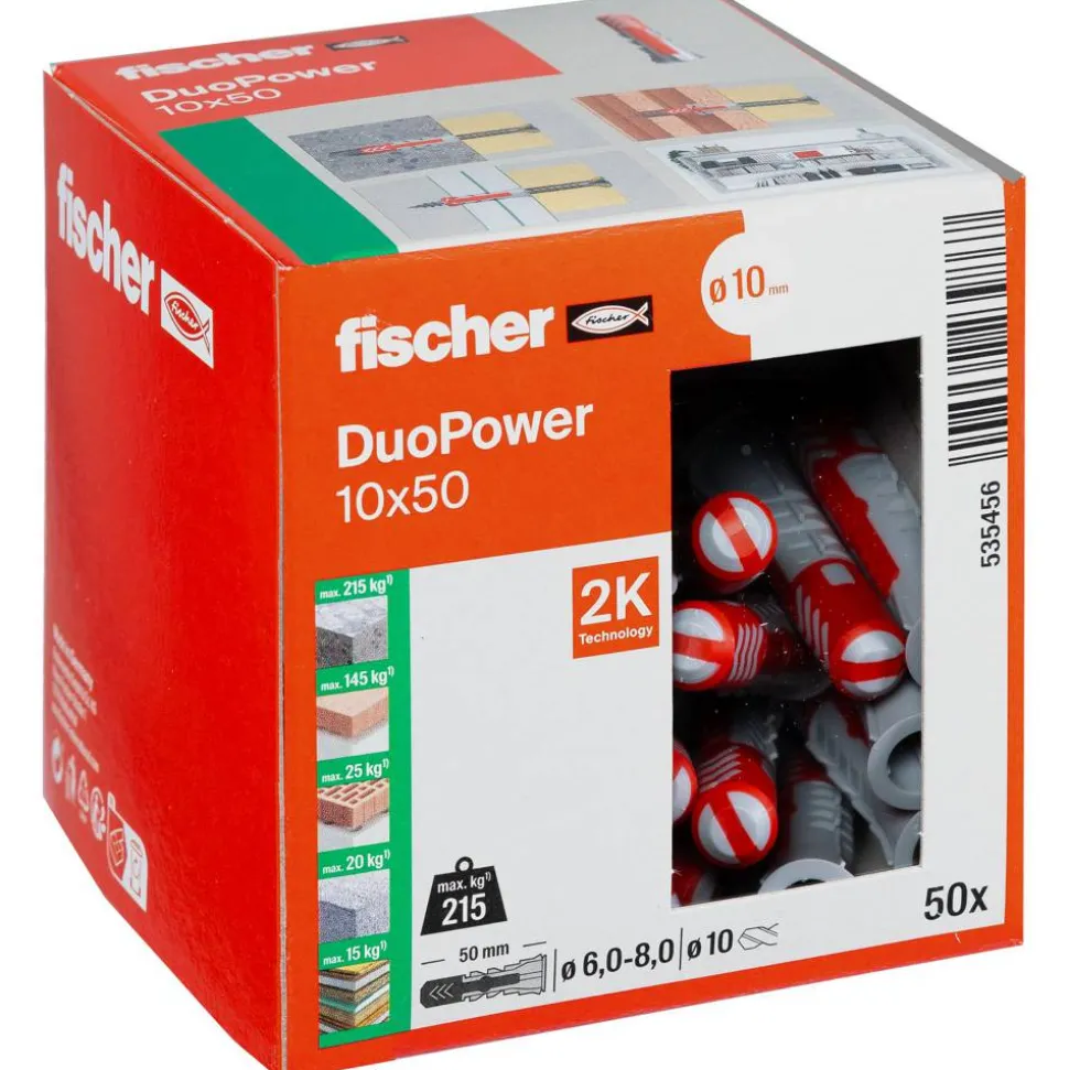 fischer DUOPOWER 10 x 50 LD 50 Stück