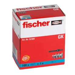 fischer Gipskartondübel GK 100 Stück