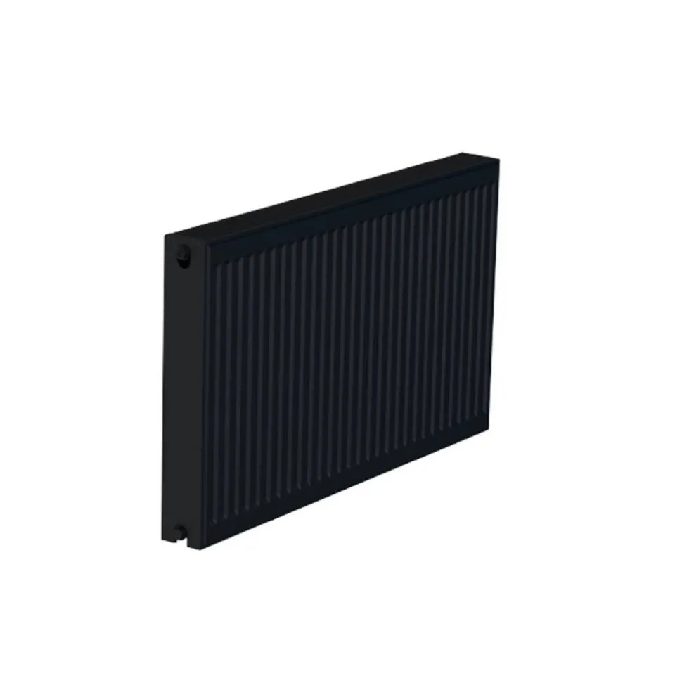 Flachheizkörper 'DK 22' schwarz 60 x 120 cm