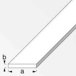 Flachprofil 200 x 2 x 0,2 cm