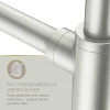Flaschensiphon 'Juri' edelstahlfarben, 1 1/4" x Ø 32 mm