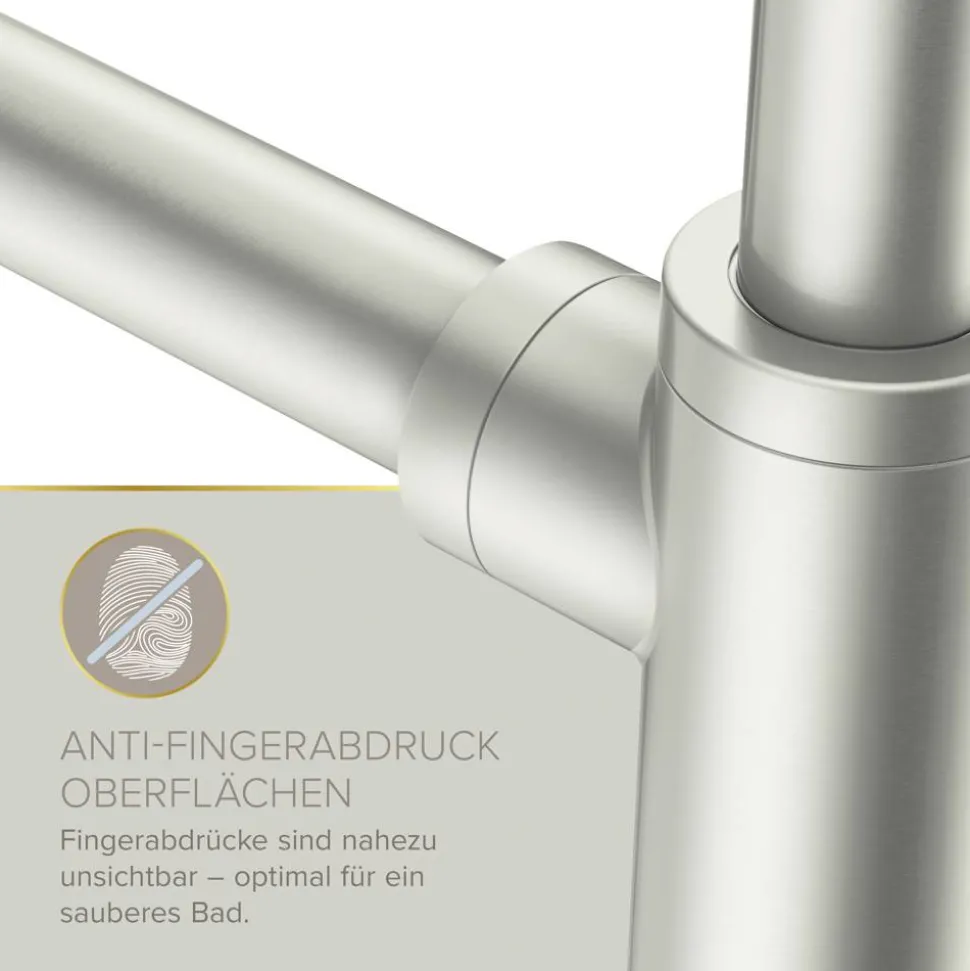 Flaschensiphon 'Juri' edelstahlfarben, 1 1/4" x Ø 32 mm