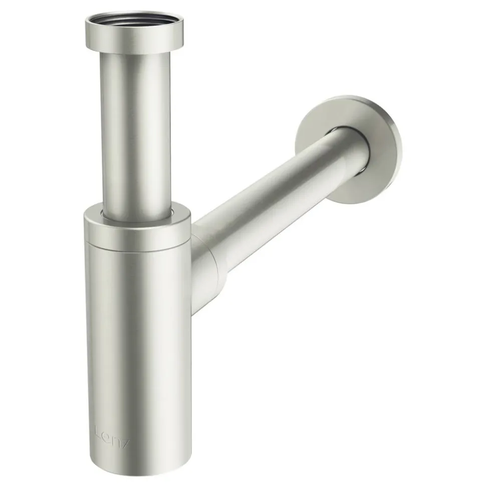 Flaschensiphon 'Juri' edelstahlfarben, 1 1/4" x Ø 32 mm