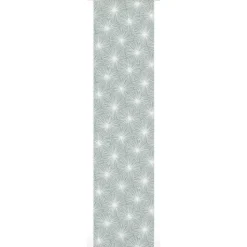 Flächenvorhang 'Bloomy' 60 x 245 cm, schilfgruen