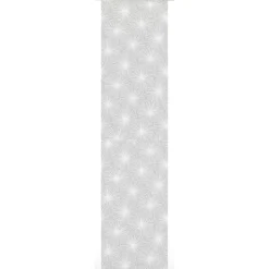 Flächenvorhang 'Bloomy' 60 x 245 cm, weiß