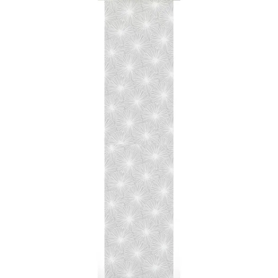 Flächenvorhang 'Bloomy' 60 x 245 cm, weiß