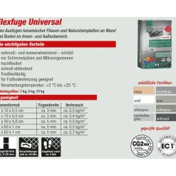 Flexfuge 'Universal' manhattangrau 1 kg