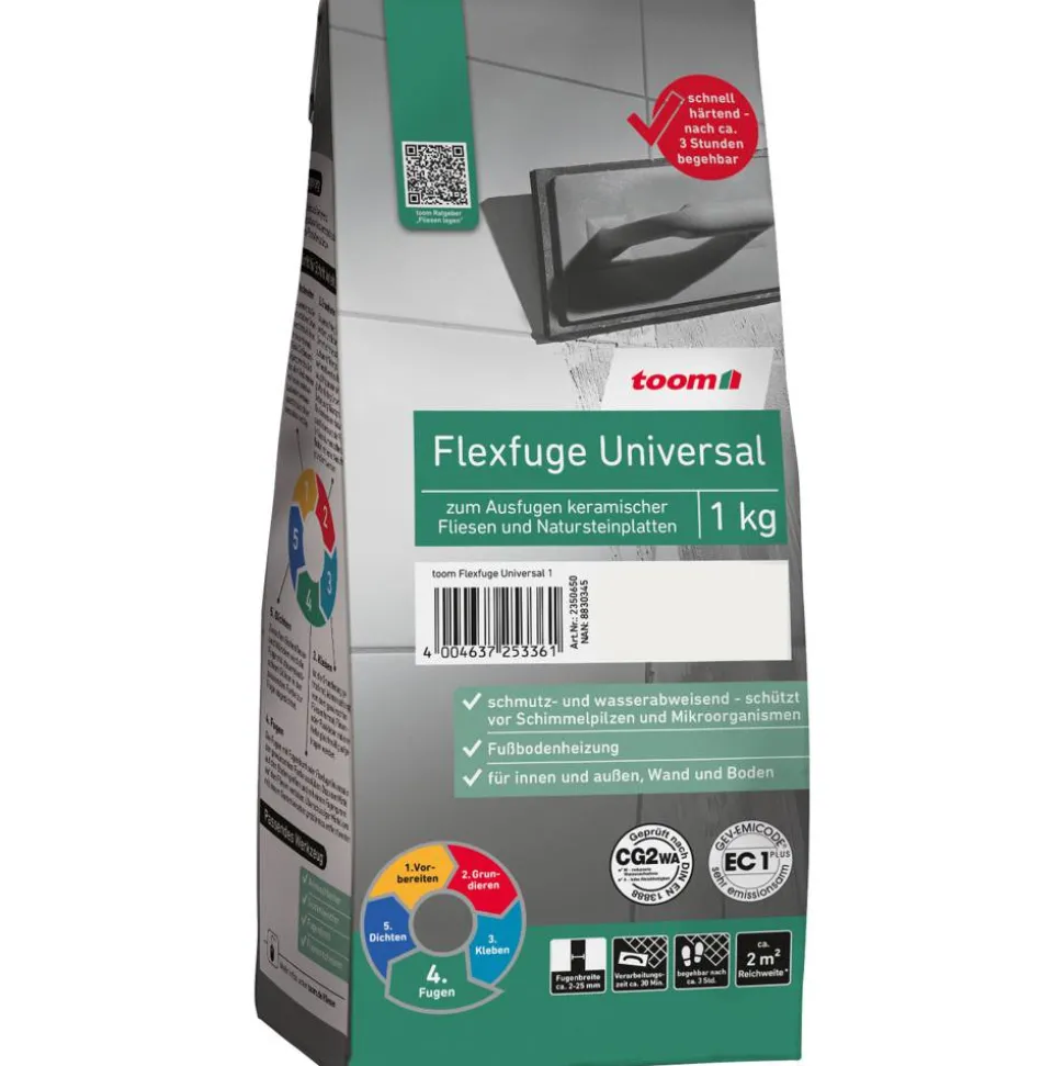 Flexfuge 'Universal' silbergrau 1 kg