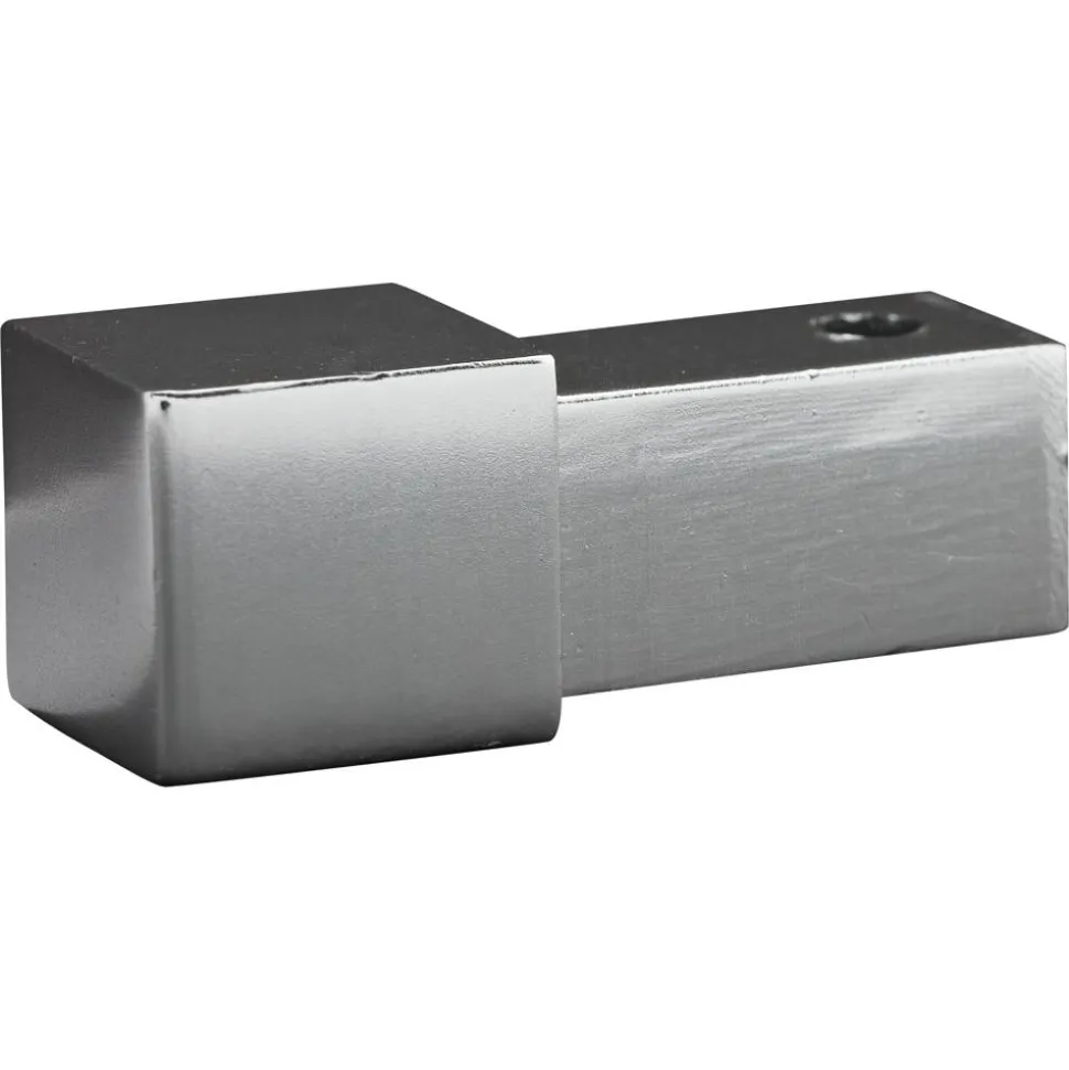 Fliesenecke quadratisch chromfarben 1 cm