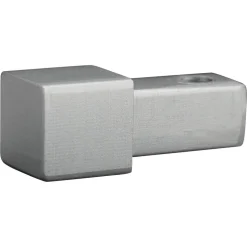 Fliesenecke quadratisch silbern 0,8 cm