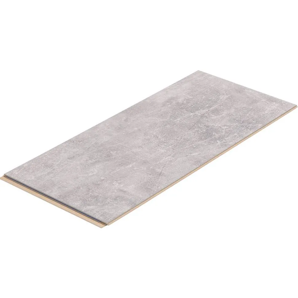 Fliesenlaminat 'Canyon' Estrich grau wasserresistent 8 mm