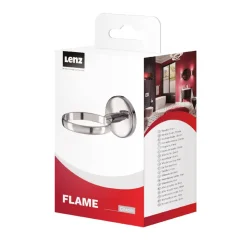 Fönhalter 'Flame' verchromt Ø 7,8 x 12,2 cm