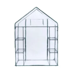 Foliengewächshaus 'Mara' transparent/grün 73 x 195 x 143 cm