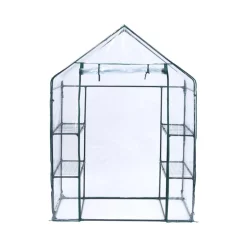 Foliengewächshaus 'Mara' transparent/grün 73 x 195 x 143 cm