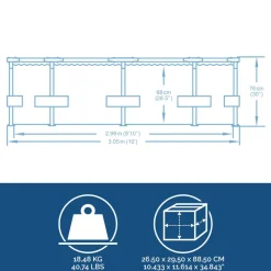 Frame-Pool 'Steel Pro Max' Ø 305 x 76 cm