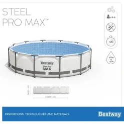 Frame-Pool 'Steel Pro Max' Ø 305 x 76 cm