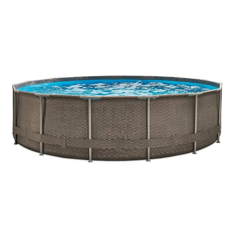 Frame-Pool-Set 'Active Frame' Ø 457 x 106 cm mit Einstiegsleiter und Filterpumpe