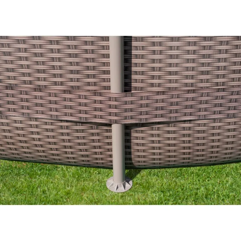 Frame-Pool-Set 'Active Frame' Ø 457 x 106 cm mit Einstiegsleiter und Filterpumpe