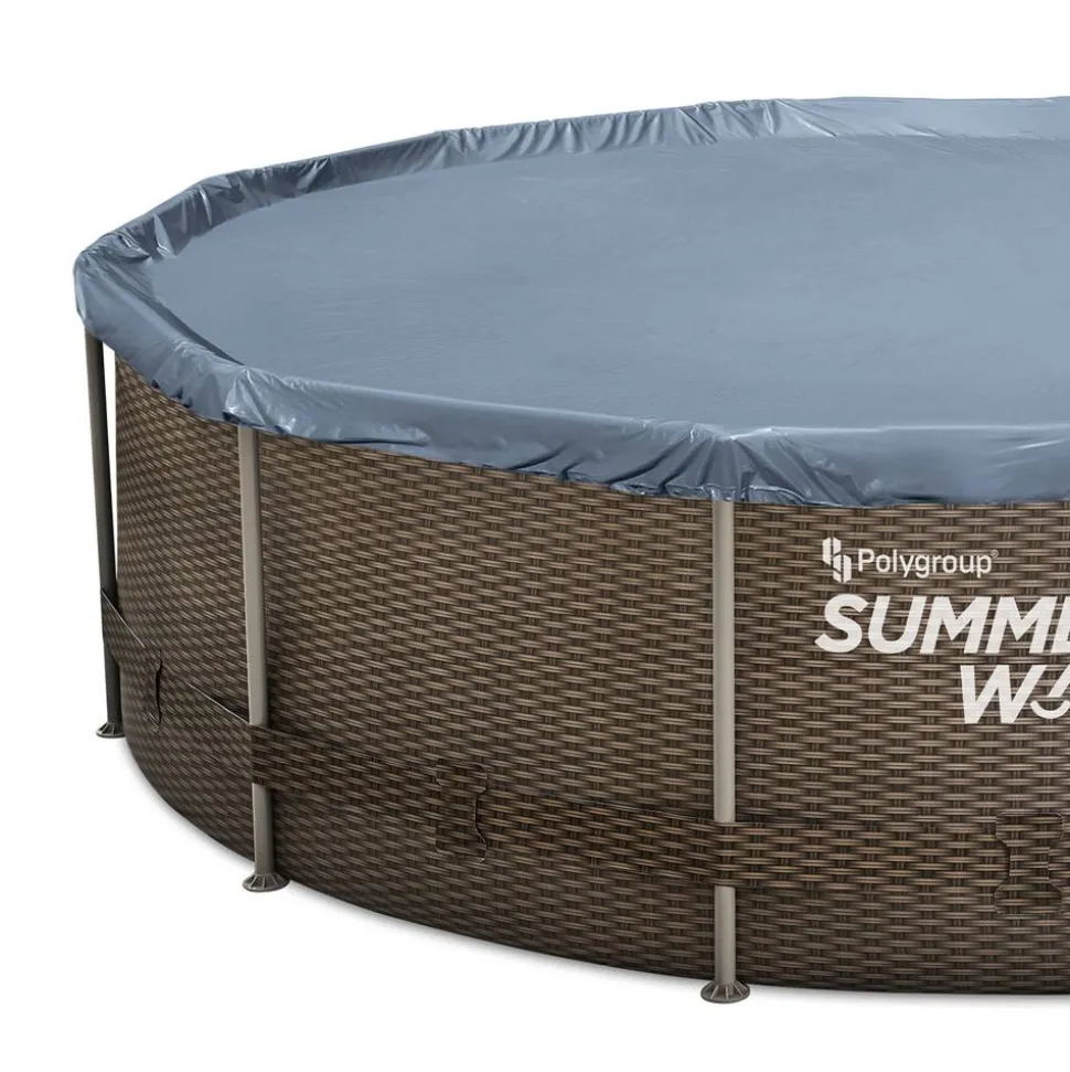Frame-Pool-Set 'Active Frame' Ø 457 x 106 cm mit Einstiegsleiter und Filterpumpe