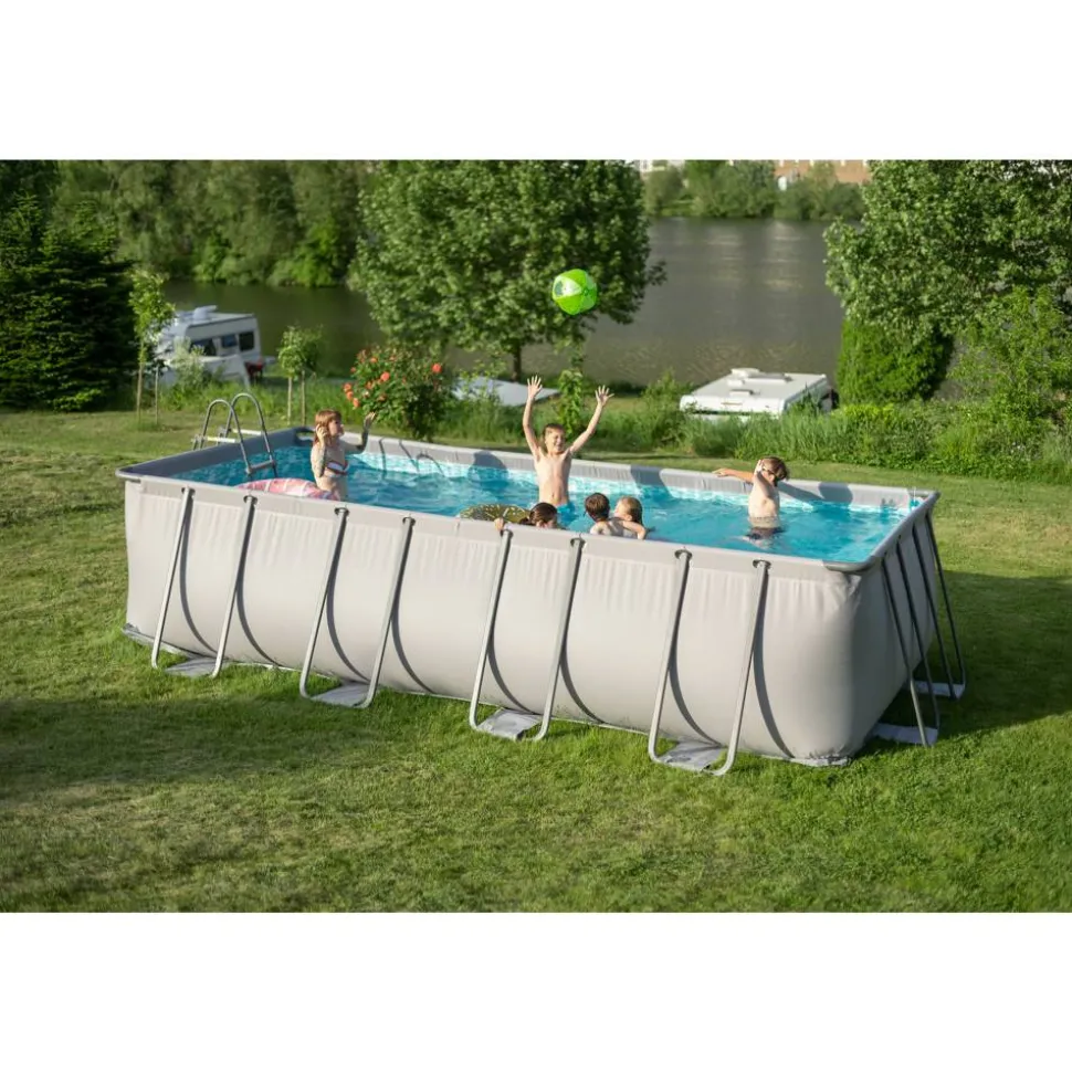 Frame-Pool-Set 'Elite' 549 x 274 x 132 cm mit Einstiegsleiter und Sandfilter