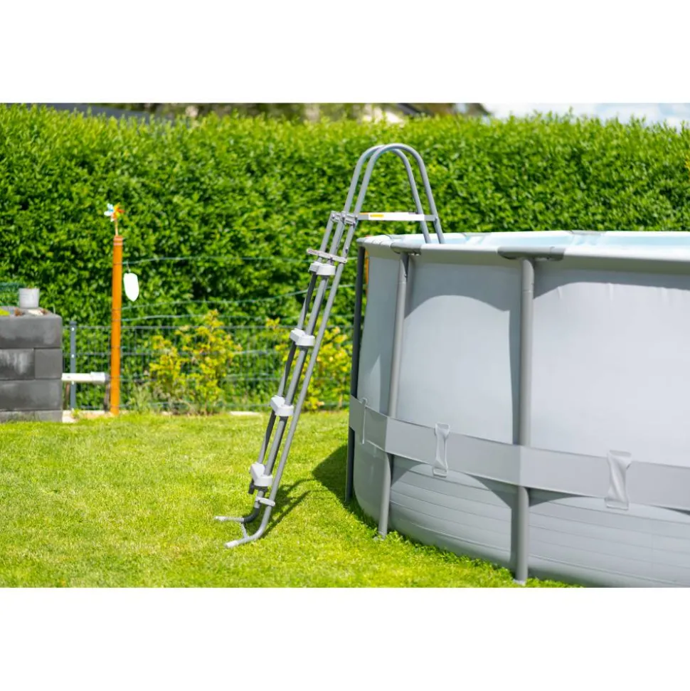 Frame-Pool-Set 'Elite Frame' Ø 549 x 132 cm mit Filterpumpe und Sicherheitsleiter