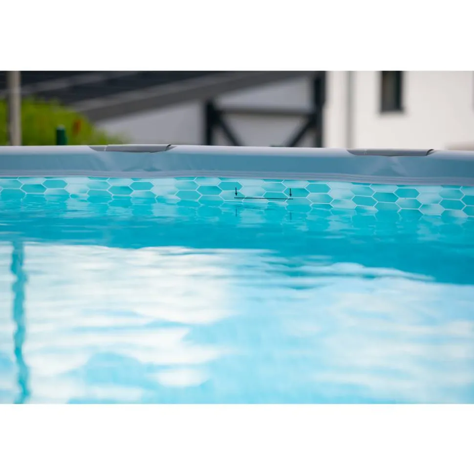 Frame-Pool-Set 'Elite Frame' Ø 549 x 132 cm mit Filterpumpe und Sicherheitsleiter