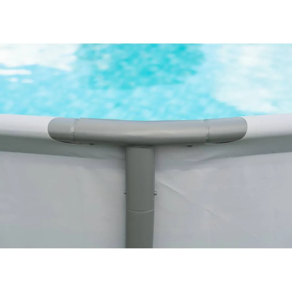 Frame-Pool-Set 'Elite Frame' Ø 549 x 132 cm mit Filterpumpe und Sicherheitsleiter