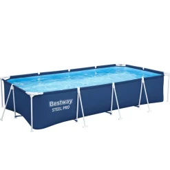 Frame-Pool-Set 'Steel Pro™' 400 x 211 x 81 cm mit Filterpumpe