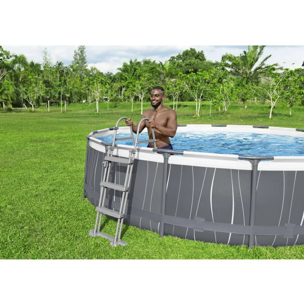Frame-Pool-Set 'Steel Pro MAX™' Ø 457 x 107 cm mit Filterpumpe