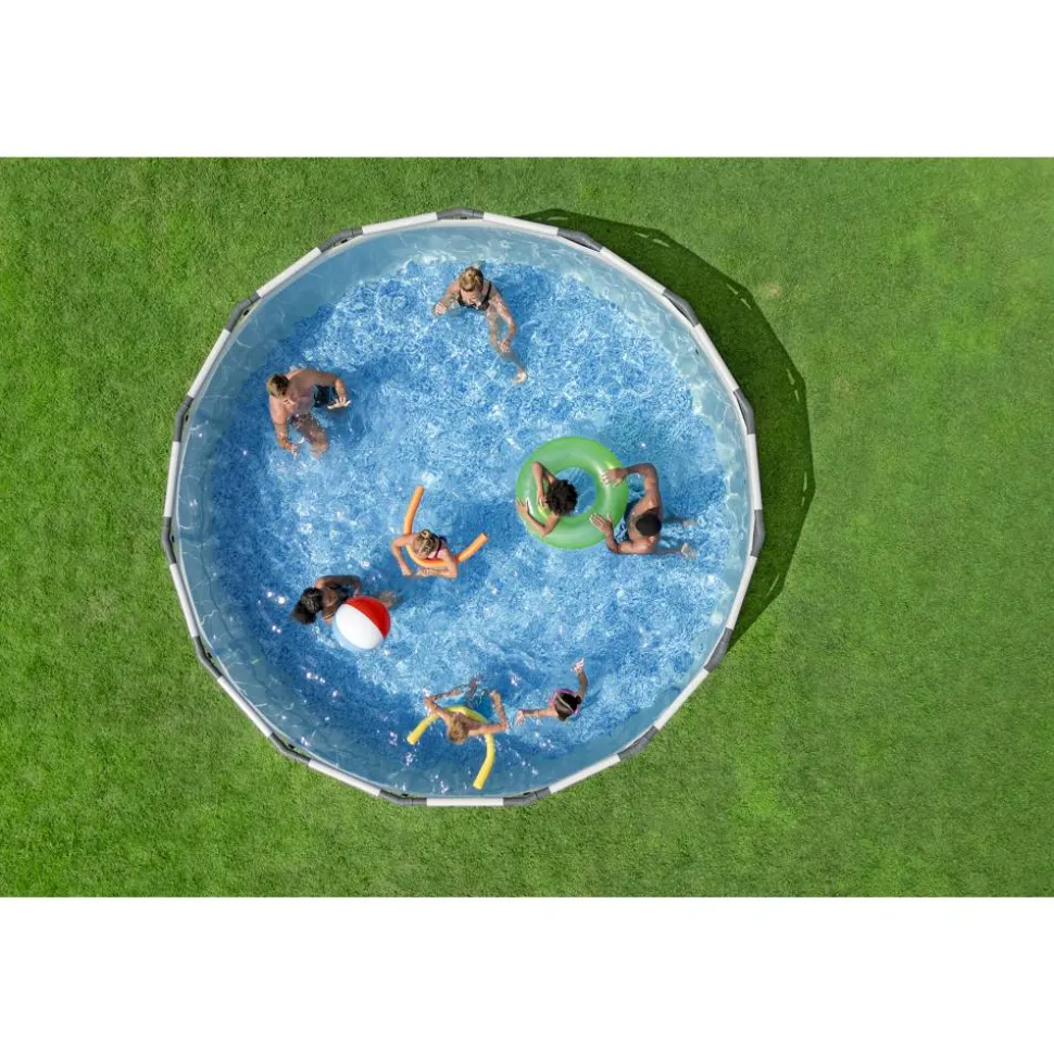 Frame-Pool-Set 'Steel Pro MAX™' Ø 457 x 107 cm mit Filterpumpe