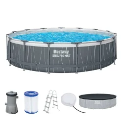 Frame-Pool-Set 'Steel Pro MAX™' Ø 457 x 107 cm mit Filterpumpe