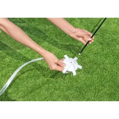 Frame-Pool-Set 'Steel Pro Splash-in-Shade' Ø 183 x 51 cm mit Sonnenschutzdach