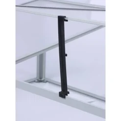 Frühbeet 'Marie' transparent/aluminiumfarben/weiß 160 x 40 x 70 cm