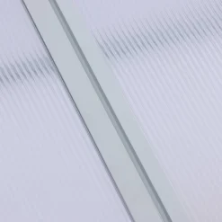 Frühbeet 'Marie' transparent/aluminiumfarben/weiß 160 x 40 x 70 cm
