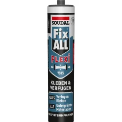 Fugen- und Klebdichtstoff 'Fix ALL Flexi' schwarz 470 g
