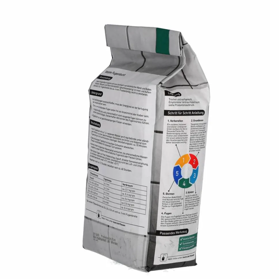 Fugenbunt weiss 5 kg toom