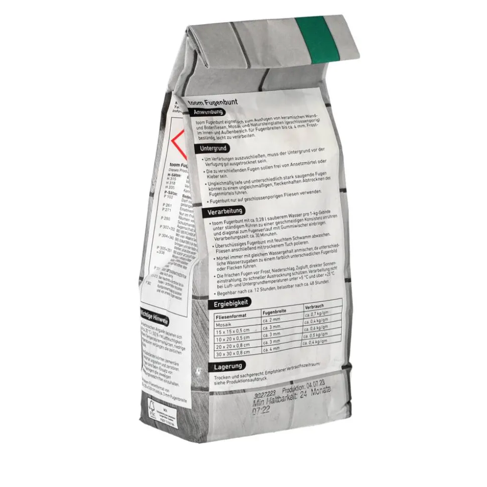Fugenbunt weiss 1 kg toom
