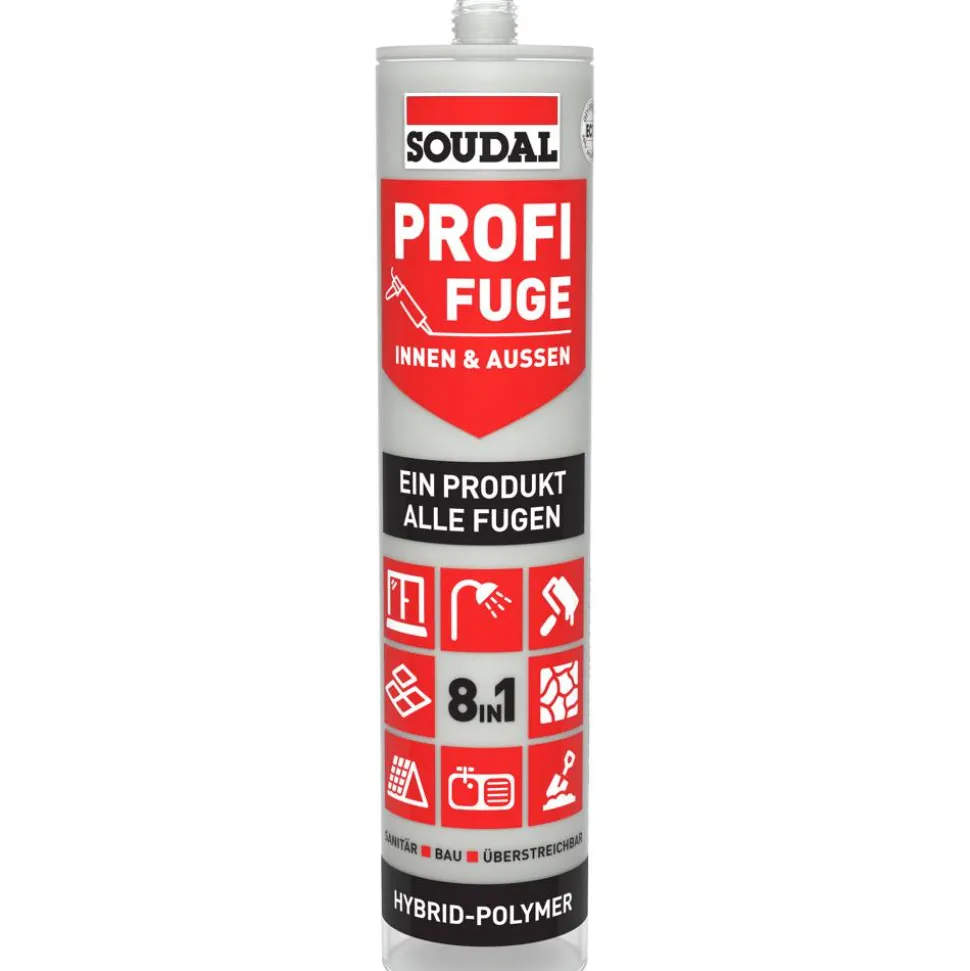 Fugendichtstoff 'Profi Fuge' hellgrau 290 ml