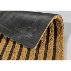 Fußmatte 'Coco Home' braun gestreift 40 x 60 cm
