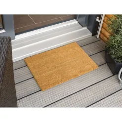 Fußmatte 'Kokosvelours' naturfarben 40 x 60 x 1,6 cm