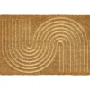 Fußmatte 'Zen' Linien Kokos braun 40 x 60 cm
