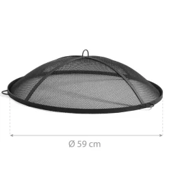 Funkenfang schwarz Ø 59 cm