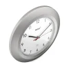 Funk-Wanduhr silbern Ø 30 x 4 cm