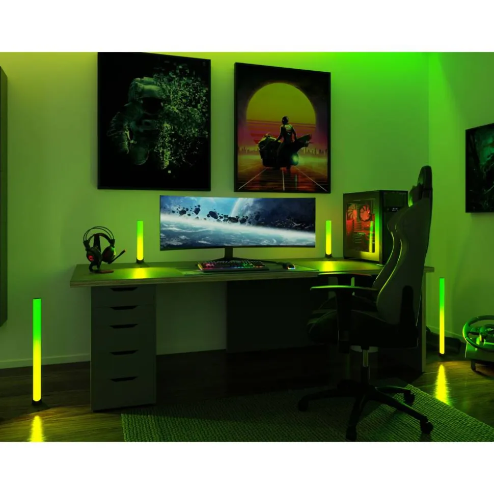 Gaminglicht 'EntertainLED Lightbar Dynamic RGB' 2er Set 2 x 1 W schwarz