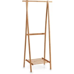 Garderobenständer bambusfarben 74 x 159 x 45,5 cm