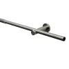 Gardinenstangen-Set 'Sol' Edelstahl-Optik 120 - 210 cm