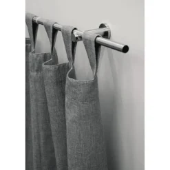 Gardinenstangen-Set 'Sol' Edelstahl-Optik 120 - 210 cm